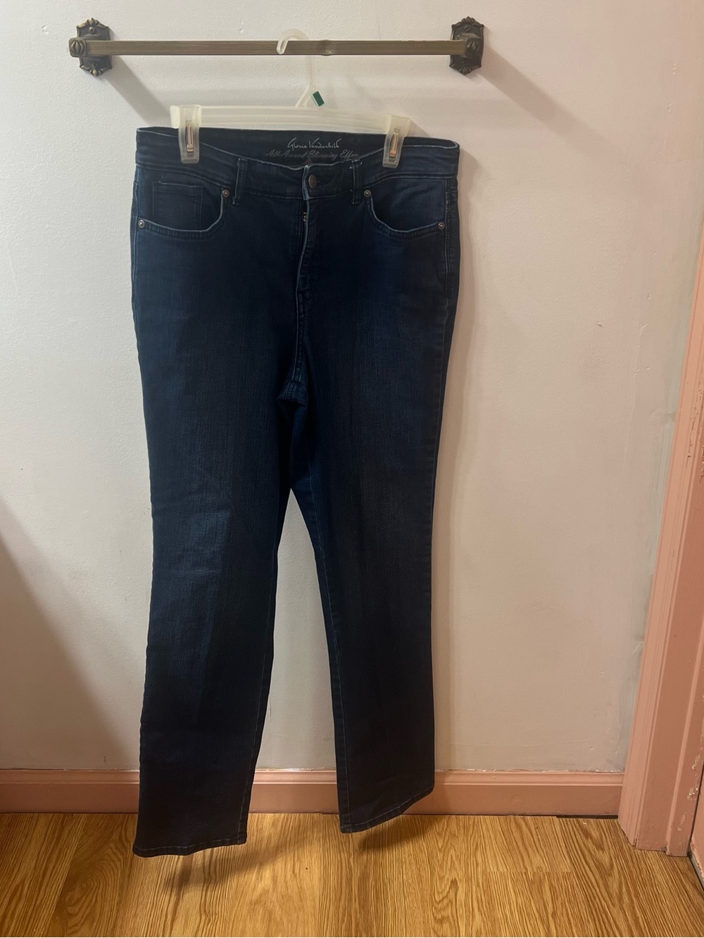 Gloria Vanderbilt Dark Blue Straight Leg Jeans